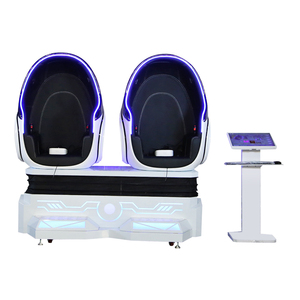 Nouveauté 2025 : Simulateur de mouvement VR 2 places avec 5 effets spéciaux pour jeux de réalité <span class=keywords><strong>virtuelle</strong></span> en fauteuil œuf - Product Image 2
