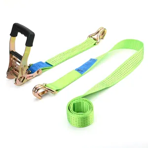 5 Ton Ratchet Lashing Belts Truck Strap Ratchet Straps With J HOOK