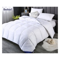 Couette en duvet d'oie 100% coton 400 fils, microfibre polyester, édredon Hilton
