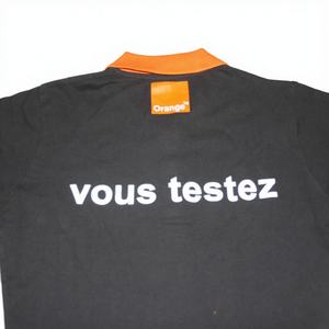 T-shirt à manches courtes personnalisé 100% coton col roulé style chinois tissu tricoté respirant - Product Image 1