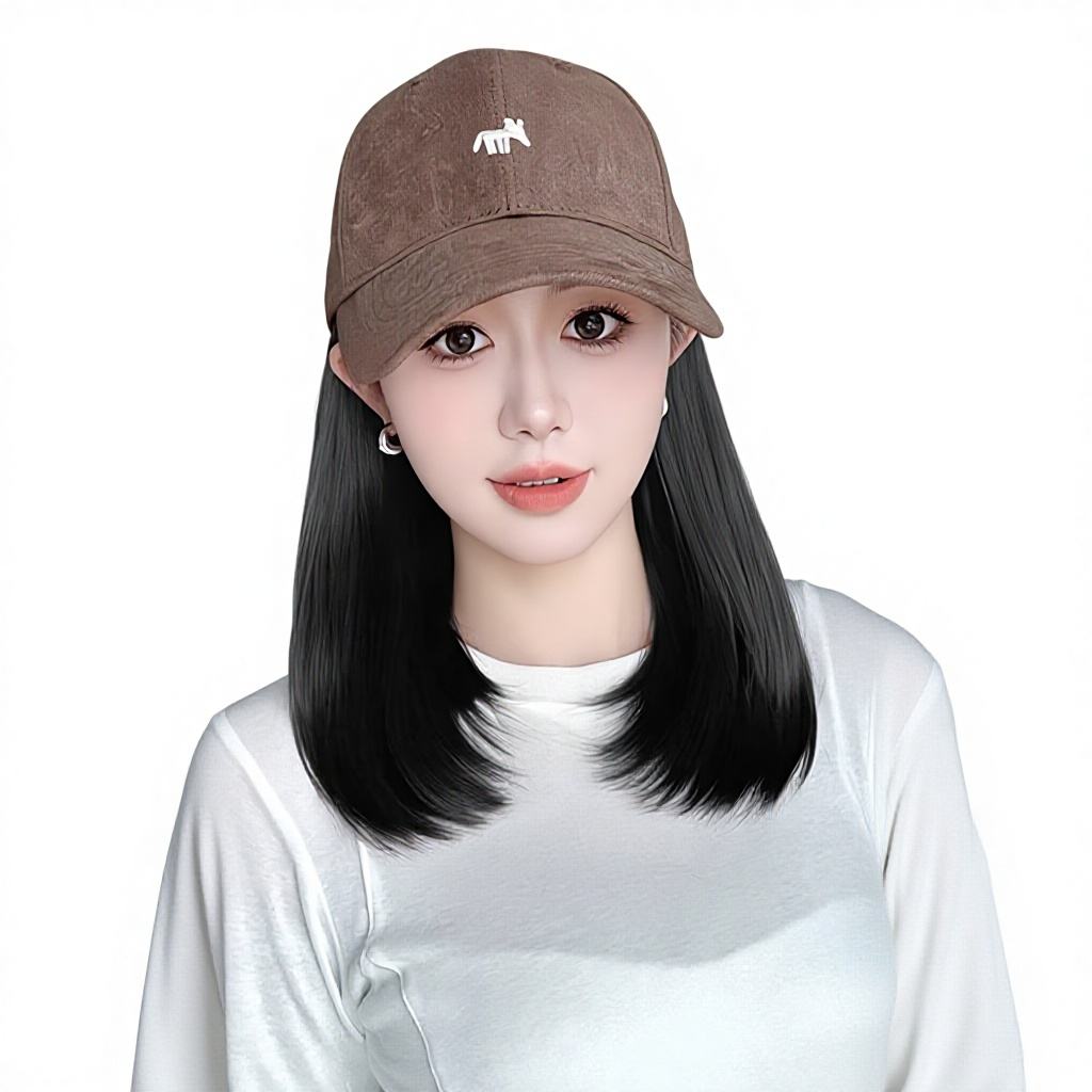 Small fox curry cap-brown black-short buckle