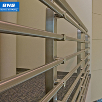 BNS balcon 304 câble en acier inoxydable balcon main courante bateau câble garde-corps tube câble balustrade poste escalier garde-corps conception