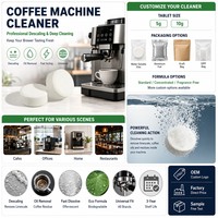 Tablettes de détartrage pour machine à expresso, marque privée OEM, sans phosphate, dissolution rapide, 30-70% actif, pour toutes les machines à café