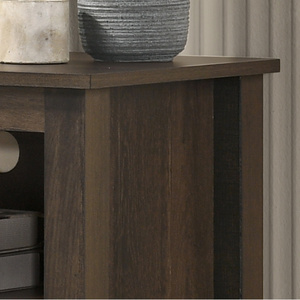 DB Benito ขาตั้งทีวีหรูหรา70 "ชั้นวางเปิด MDF สีน้ำตาลฝุ่นเข้มและสายเคเบิลสำหรับบ้านตู้ทีวีหรือคอนโซล - Product Image 5