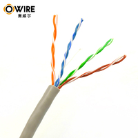 Kabel Patch Ethernet LAN Cat6 FTP UTP RJ45 Male to Female Tembaga 305m Kabel Adaptor Jaringan