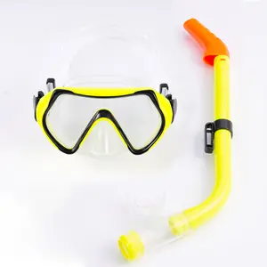 Scuba Diving Equipment Set Snorkeling Anti-Fog Swimming Goggles Snorkel Silicone Swim Glasses Breath Tube Set