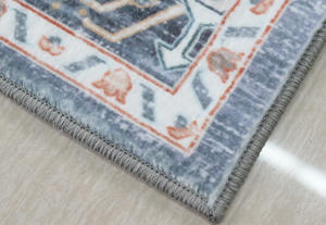 Tappeto Pieghevole con Design <span class=keywords><strong>Persiano</strong></span> Antiscivolo in Velluto <span class=keywords><strong>di</strong></span> Poliestere Stampato in 3D per Corridoio e Uso Domestico - Product Image 6