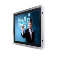 Pc 15.6 inci android usb oem layar tampilan produk tanam panel pc untuk industri HMI