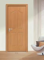 Porte en bois élégante avec placage en bois naturel, excellente isolation acoustique pour chambre à coucher