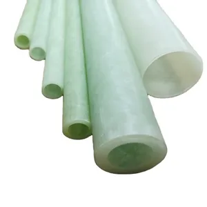 Tubos de bobinado de filamentos reforzados, resina epoxi, fibra de vidrio
