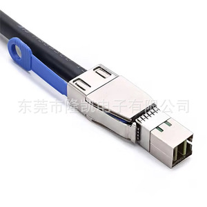 SFF-8644 to SFF-8644 SAS cable, 12Gbps server storage <b>RAID</b> <b>card</b> connection cable - Product Image 3