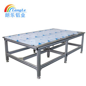 Groothandel Aangepaste Afmeting Geanodiseerd Frame Tafelblad Aluminium Profiel T Slot <span class=keywords><strong>Aquarium</strong></span> Stand - Product Image 3