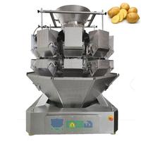 Machine de pesage et d'emballage automatique à têtes multiples pour fruits, légumes et salades