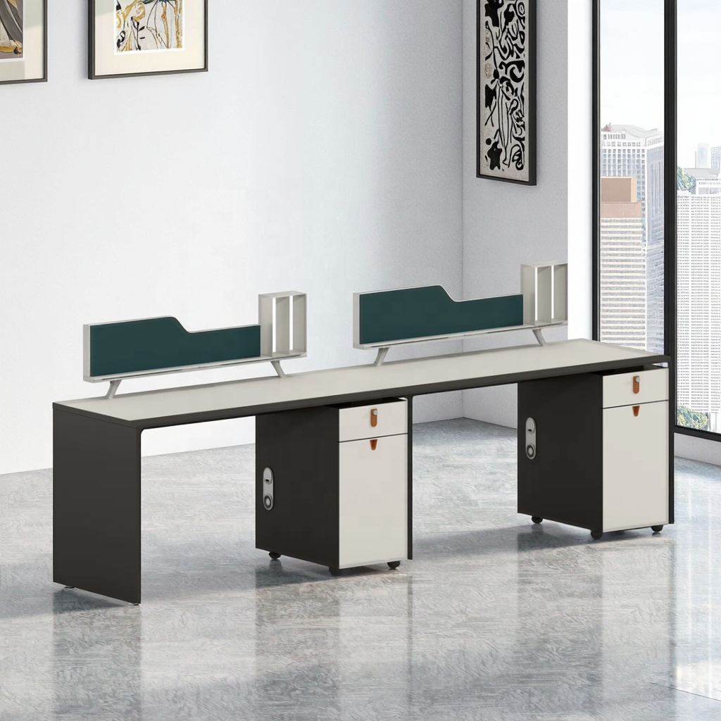 office desk workstation workgroup modular plate top linear