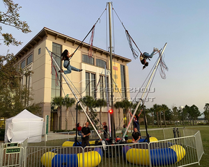 Parque evento juego transfolin de inflables mas saltante infantil bungee 4 <span class=keywords><strong>persona</strong></span> en venta - Product Image 3
