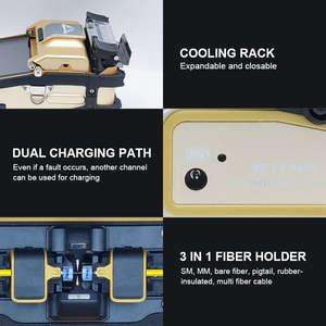 AI-8C อัตโนมัติหกมอเตอร์โดยขั้นตอนการต่อ<span class=keywords><strong>สาย</strong></span>เคเบิลออปติคอลตัวเลือกที่สมบูรณ์แบบโครงการ FTTH ชุดเครื่องเชื่อมฟิวชั่น - Product Image 4