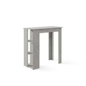 Tavolo da Bar in Legno Ingegnerizzato Grigio Cemento 102,2 cm x 50,1 cm x 103,3 cm Design Minimalista Arredamento Moderno per Bar Domestico - Product Image 1