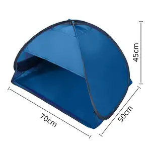 Buiten Pop-Up Verzilverde Tent Zonnebaden Zonwering Kamer Met Airconditioning Anti-Direct Blazen Opvouwbare Buiten Muggentent