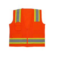 Gilet réfléchissant personnalisé avec logo, en tissu respirant à rayures argentées réfléchissantes, pour chantier routier