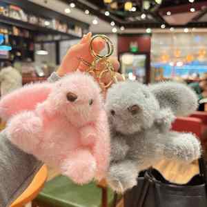 Wholesale of Cute Bunny Keychain Soft Plush Rabbit Pendant for Kids Cute Claw Machine Toy & <b>Bag</b> Charm - Product Image 5