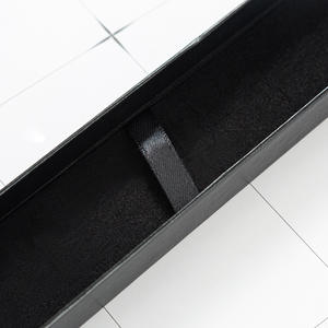 2025 पेशेवर लक्जरी आयताकार काले कार्डबोर्ड पेपर पेंसिल के साथ कस्टम लोगो नवीनता उपहार बॉक्स के साथ पेन के लिए - Product Image 5