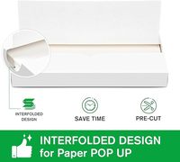 Boîte distributrice pop-up de 200 feuilles de papier sulfurisé pour sandwichs et pâtisseries, formats 6, 8, 10, 12, 15 pouces