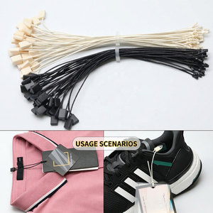 Etiqueta Colgante de Plástico Reciclado con Logotipo Personalizado y Cierre a Presión Ecológico GRS <span class=keywords><strong>para</strong></span> <span class=keywords><strong>Ropa</strong></span> de Marca - Product Image 2