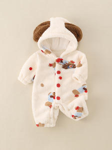 Combinaison en polaire pour bébé, Halloween, bébé, coton, <span class=keywords><strong>sortie</strong></span>, combinaison épaisse pour ramper, vêtements d'extérieur mignons pour enfants, cosplay - Product Image 3