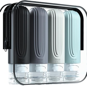 <span class=keywords><strong>Kit</strong></span> de bouteille de <span class=keywords><strong>voyage</strong></span> de 90ml, <span class=keywords><strong>kit</strong></span> de bouteille de toilette de <span class=keywords><strong>voyage</strong></span> étanche approuvé par la Tsa pour <span class=keywords><strong>avion</strong></span>, <span class=keywords><strong>kit</strong></span> de bouteille de toilette de <span class=keywords><strong>voyage</strong></span> en silicone de recharge - Product Image 1