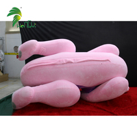Nouveau jouet en peluche gonflable géant de dragon à double couche Hongyi, animation gonflable