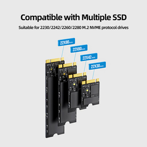 Oem nhà máy bán buôn M2 <span class=keywords><strong>SSD</strong></span> PCIe 40 X8 X16 <span class=keywords><strong>Adapter</strong></span> kép NVMe PCIe <span class=keywords><strong>adapter</strong></span> 2280 trong kho cho phụ kiện máy tính - Product Image 3
