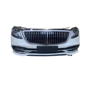Paraurti per Mercedes-Benz W222 Classe S - Kit Carrozzeria Upgrade S63 S65 AMG con Griglia, Diffusore, Tubi, Fari e Fanali Posteriori - Product Image 1