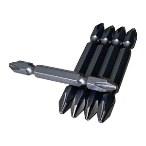 Công nghiệp 65mm S2 PH2 đôi đã kết thúc chéo rãnh tuốc nơ vít bit đồng bằng Torx công cụ điện DIY lớp thép tùy chỉnh OEM - Product Image 1