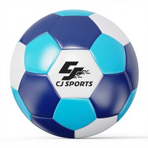 Ballon de football en PVC brillant avec logo personnalisé, cousu à la machine, pour les jeux de loisirs scolaires, fabrication au Vietnam, vente en gros, haute qualité - Product Image 1