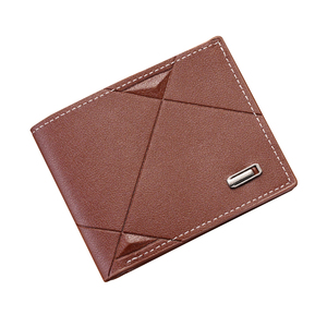 PU Da Người Đàn Ông Của Ví Thời Trang Ngắn Ví Mở Chống Trộm Thẻ Tín Dụng Chủ Sở Hữu Polyester Cho Du Lịch Người Đàn Ông Của Tiền Mặt Chất Kết Dính Ví - Product Image 6