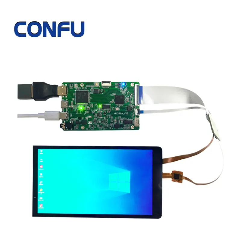 CONFU HDMII करने के लिए MIPI बोर्ड 6 इंच 1280x720 आईपीएस HD प्रदर्शन एलसीडी टच के लिए टी. पी. स्क्रीन Raspi रास्पबेरी गड़बड़ी SBC से हाथ में मॉनिटर चीन