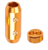 Adaptateur pour prise d'écouteurs, connecteur de fil, 6mm à double, 3.5mm en alliage d'aluminium