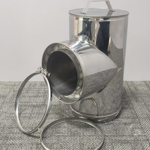 Adaptateur en T pour <span class=keywords><strong>cheminée</strong></span> à double paroi en acier inoxydable de 6 pouces (<span class=keywords><strong>150</strong></span> mm) pour <span class=keywords><strong>cheminée</strong></span> de poêle à bois pour cuisine - Product Image 2