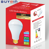 Lámparas led bombillas de emergencia W 9W 12W 15W E27 B22 lámpara Bombilla Lampadas Focos Material Lampara Led recargable led Bombilla