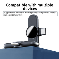 Enregistrement sans fil Microphone Lavalier Plug Play Clip Microphone sans fil adapté aux appareils photo iphone Dslr Rode Wireless Go