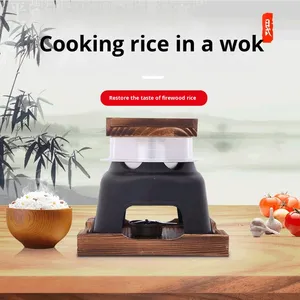 日本乌龙电饭锅铝合金煮电饭锅不粘饭锅带Alcohole炉灶套装户外野营 - Product Image 2