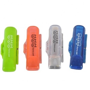 Boîtier de tampon circulaire portable en plastique de style japonais, écologique, marque <span class=keywords><strong>WANGZI</strong></span>, avec tampon encreur, vente en gros de Chine - Product Image 1