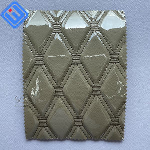 Materiales de cuero de tela de vinilo acolchada con respaldo de <span class=keywords><strong>espuma</strong></span> cosida con <span class=keywords><strong>diamante</strong></span> al por mayor para la tapicería de La alfombrilla del coche de la cubierta del asiento del coche - Product Image 6