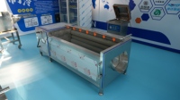 Energiebesparende turnkey-lijn voor het verwerken van gele perzikblikjes: schillen, snijden, verpakken voor fruitverwerkingsbedrijven