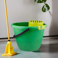Billy Household Single Magic Mop Folding Plastic Floor Easy Cleaning Mop Bucket Bucket with Tap Steel BUCKETS Plastic Customized
