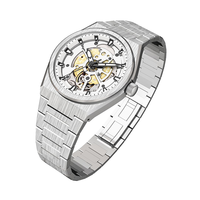 Montre de plongée automatique pour hommes, cadeau d'affaires élégant, logo personnalisé, marque de mode minimaliste de luxe