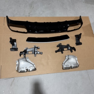 Diffusore Posteriore GT63 AMG con Terminali di Scarico Sportivi per Mercedes Benz <span class=keywords><strong>CLS</strong></span> <span class=keywords><strong>C218</strong></span> W218 Lci 2015-2017 AMG Line - Product Image 6