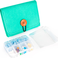Offre Spéciale : Étui Portable en Feutre Non Tissé Tendance pour Pilules, Boîte de Rangement de Haute Qualité en EVA + PP pour Usage Quotidien et Extérieur (Vente en Gros)
