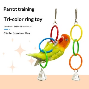 Кольцо-игрушка для попугаев: для лазания, тренировок, снятия скуки, жевания и игр. Круглая игрушка для корелл. Все в одном. - Product Image 1