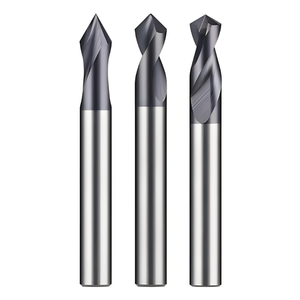 Tungsten carbide tráng trung tâm khoan countersink <span class=keywords><strong>bit</strong></span> sử dụng kép 60 90 120 độ góc cho độ chính xác cao chamfering - Product Image 2